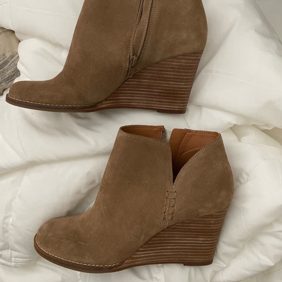 Lucky Brand Wedge Booties - Picture 2 of 7